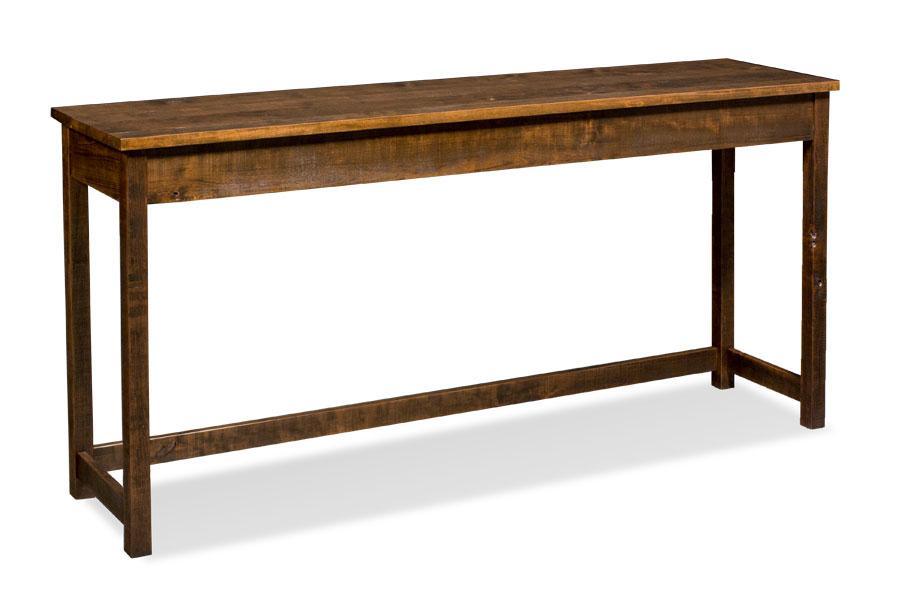 Incognito Console Bar Table Off Catalog Simply Amish Smooth Cherry