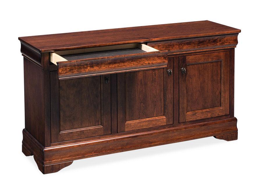 Louis Phillipe Console Cabinet Off Catalog Simply Amish 