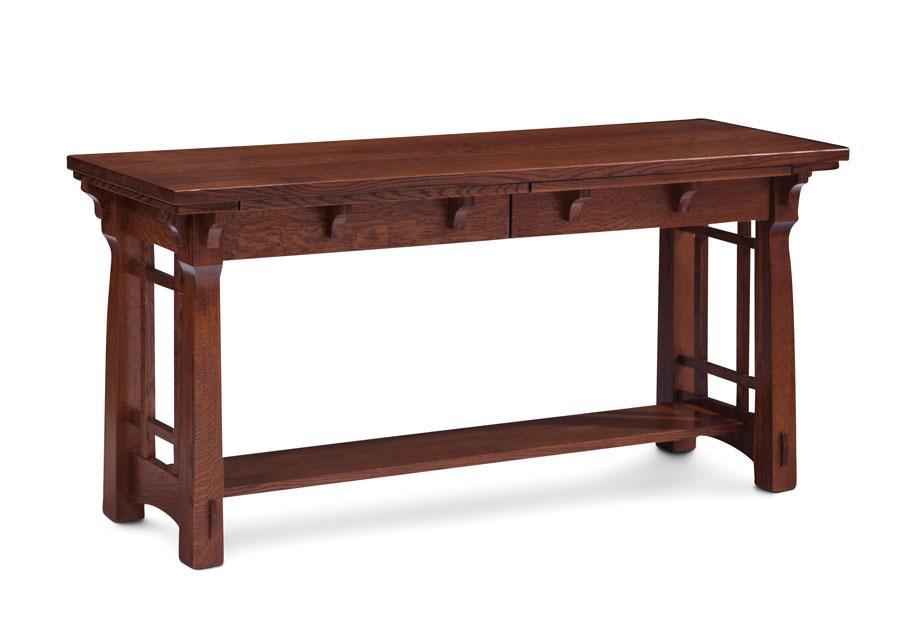 MaKayla Sofa Table Living Simply Amish Smooth Cherry