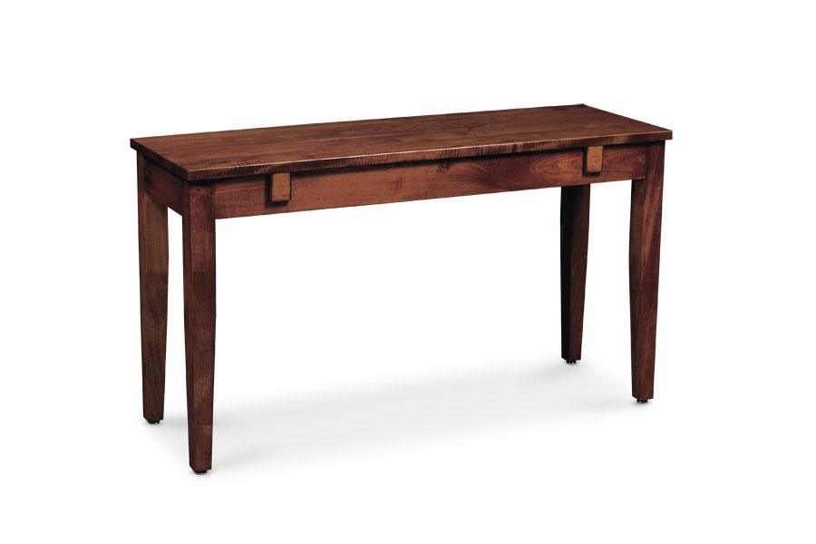 Parkdale Convertible Sofa Dining Table Living Simply Amish 54 inch Smooth Cherry