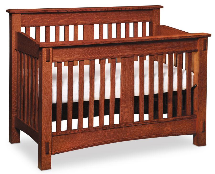 McCoy Convertible Crib Off Catalog Simply Amish Smooth Cherry