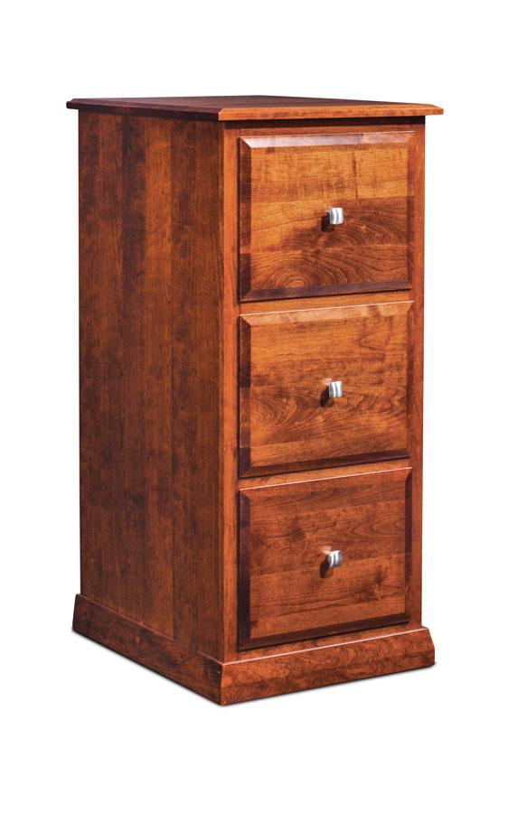 Colburn File Cabinet Off Catalog Simply Amish 2 Drawer Smooth Cherry