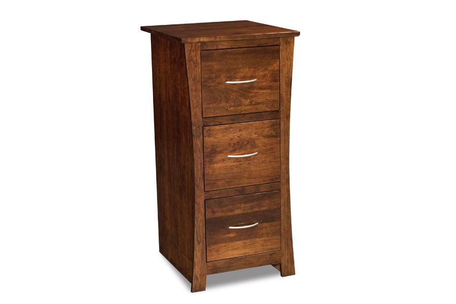 Garrett File Cabinet Off Catalog Simply Amish 2 Drawer Smooth Cherry
