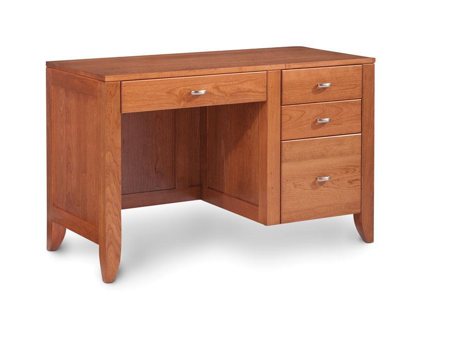 Justine Desk 48 inch w Office Simply Amish Smooth Cherry