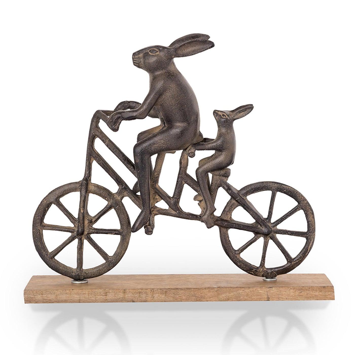 Rabbit Family Bicycle Decor SPI Home