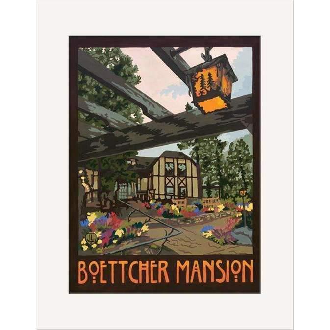 Julie Leidel Boettcher Mansion Print Decor The Bungalow Craft 8 x 10 Matted Print