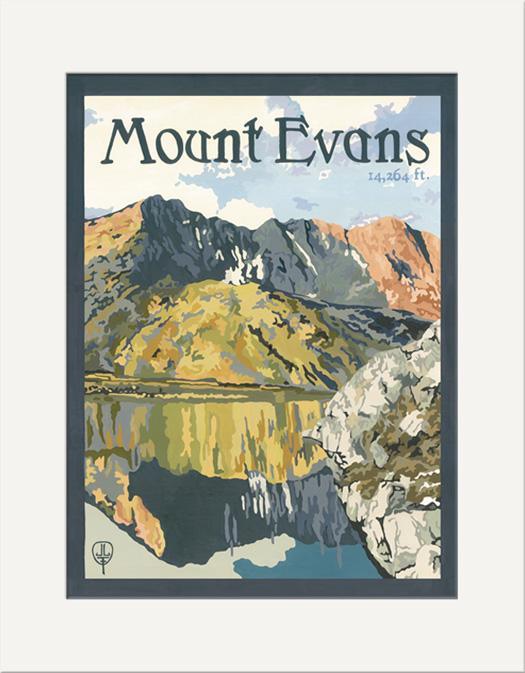 Julie Leidel Mount Evans Print Decor The Bungalow Craft