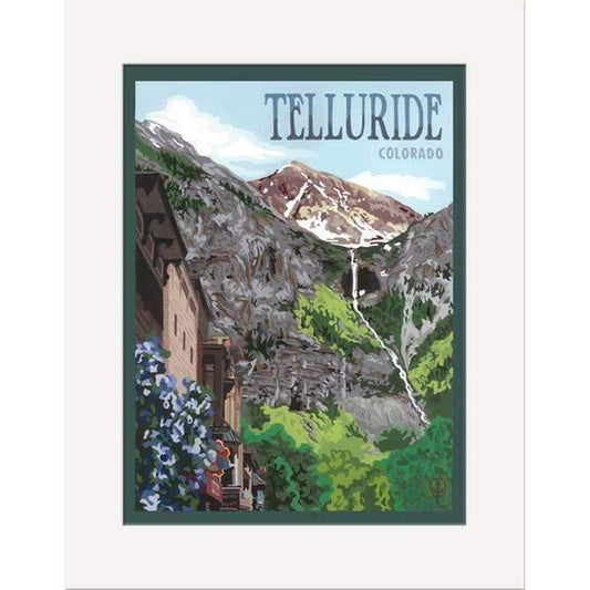 Julie Leidel Telluride Print Decor The Bungalow Craft 8 x 10 Matted Print 