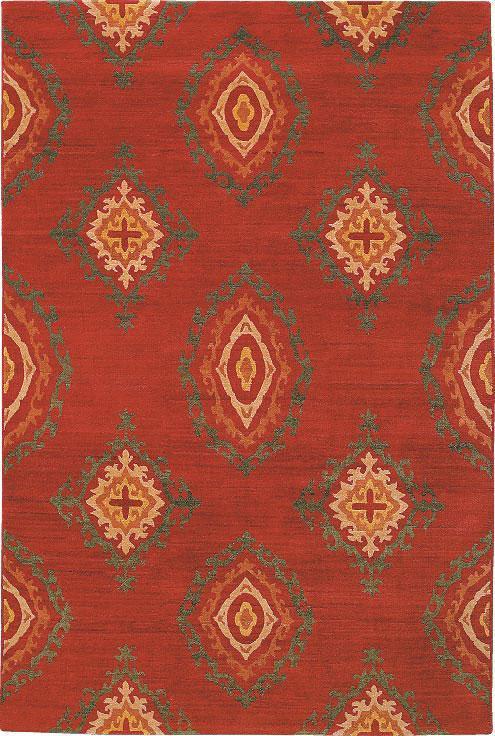 Medallions Ruby Rug Rug Tiger Rug