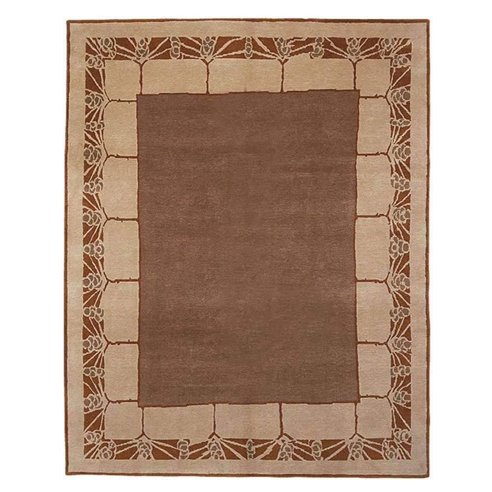Pinecone Chestnut Brown Rug Rug Tiger Rug 10x14