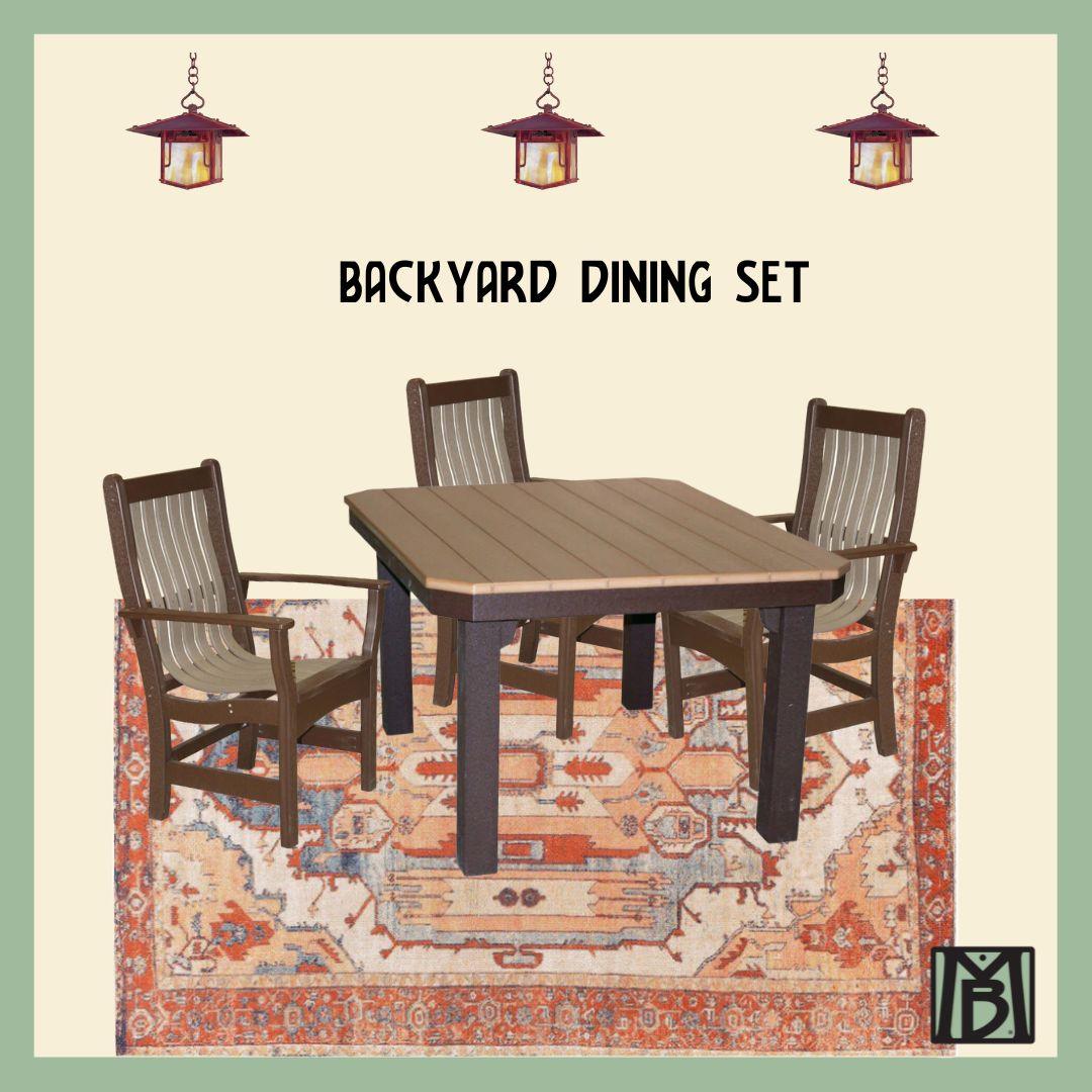 Backyard Dining Set