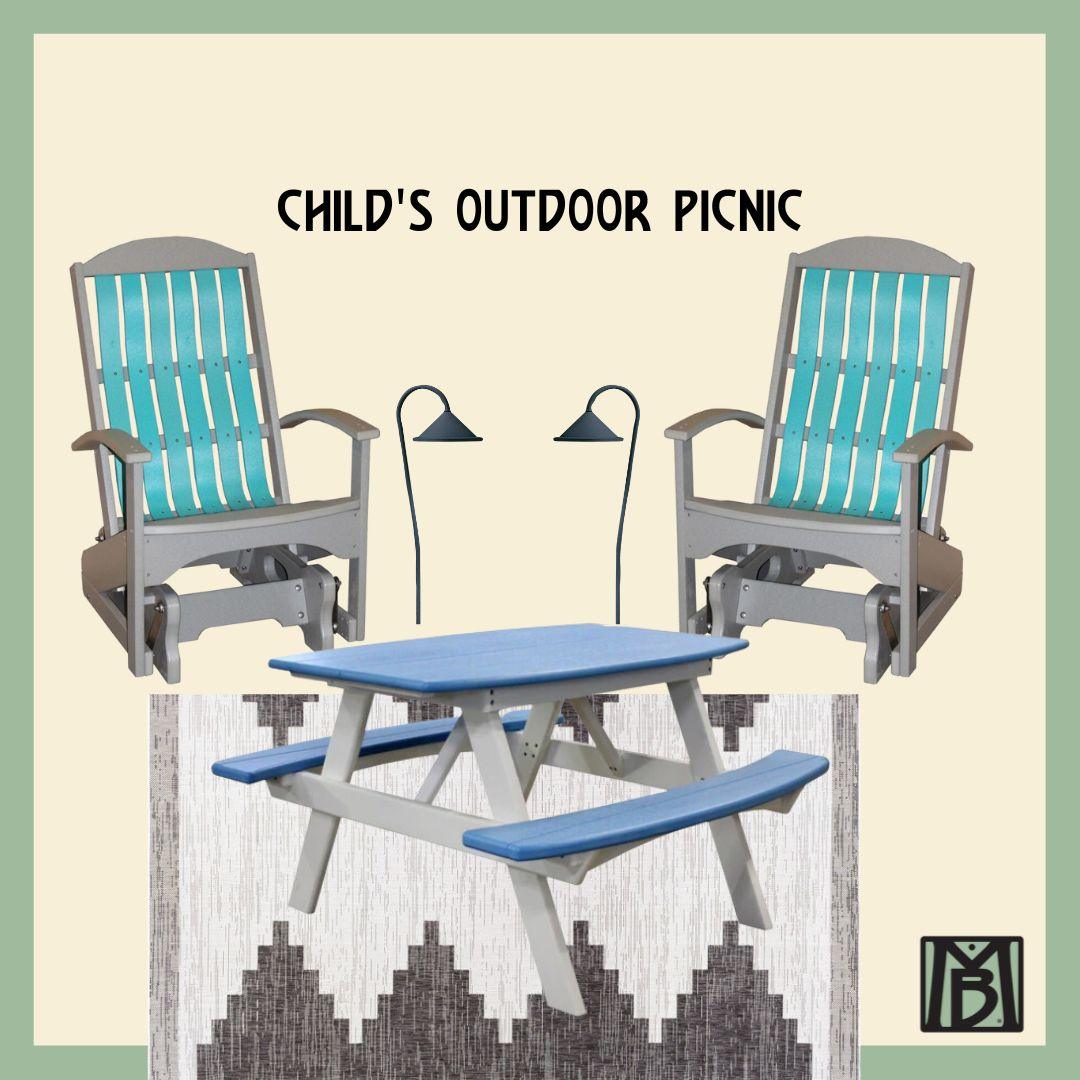 Child's Outdoor Picnic