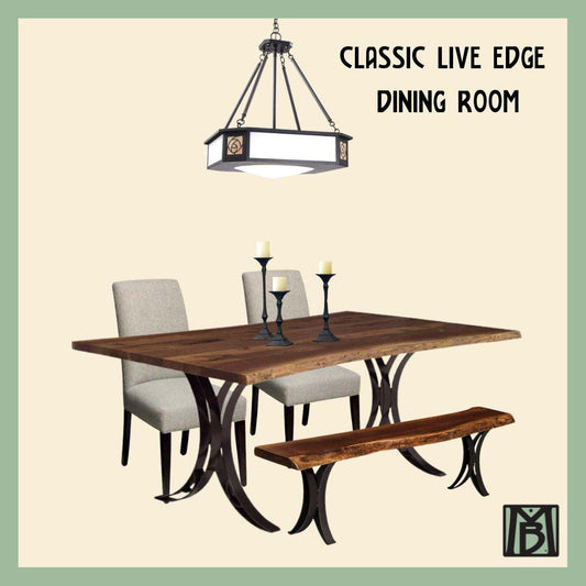 Classic Live Edge Dining Room