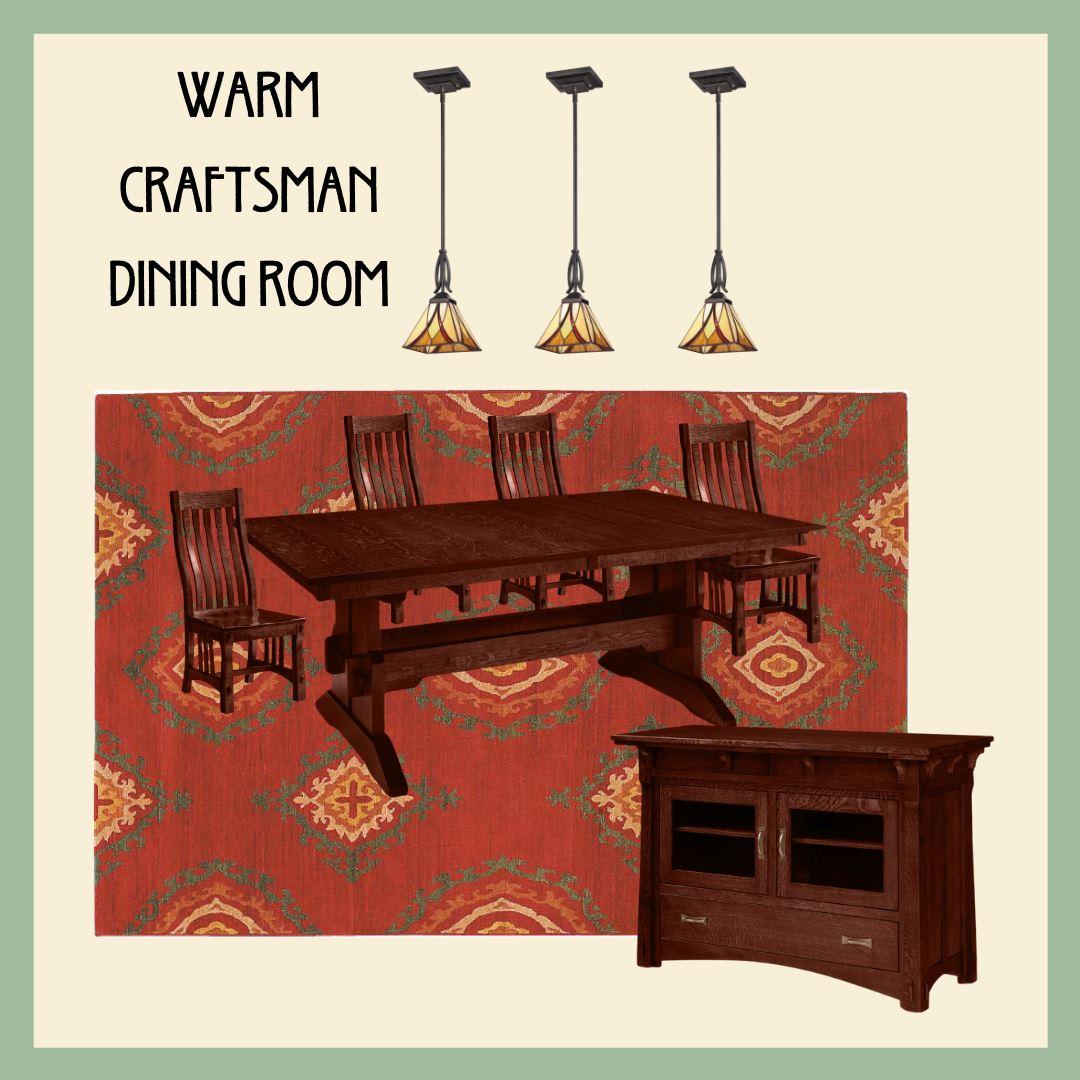 Room Idea - Warm Craftsman Dining Room
