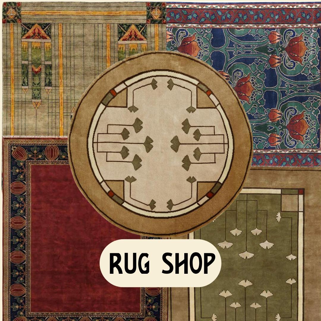 Craftsman and Mission Style Wool Area Rugs