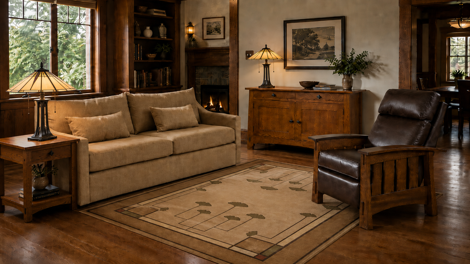 Craftsman Style Living Room Furniture