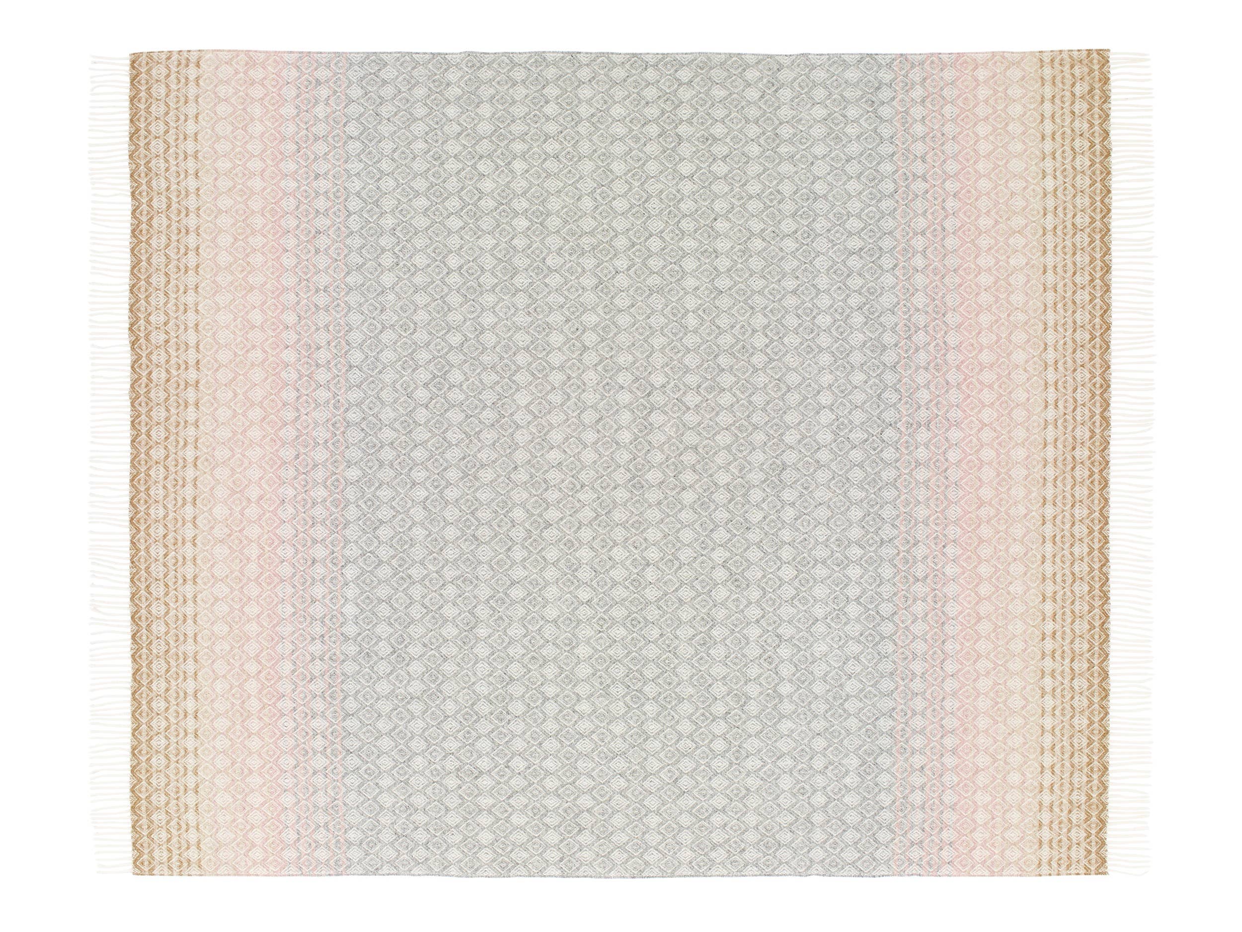 Ombre Diamond Range  Merino Lambswool Throw