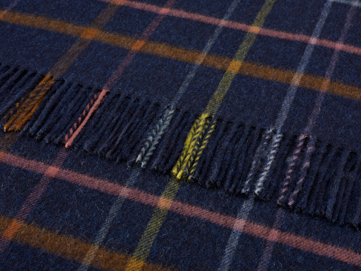 Windowpane Merino Lambswool Throw