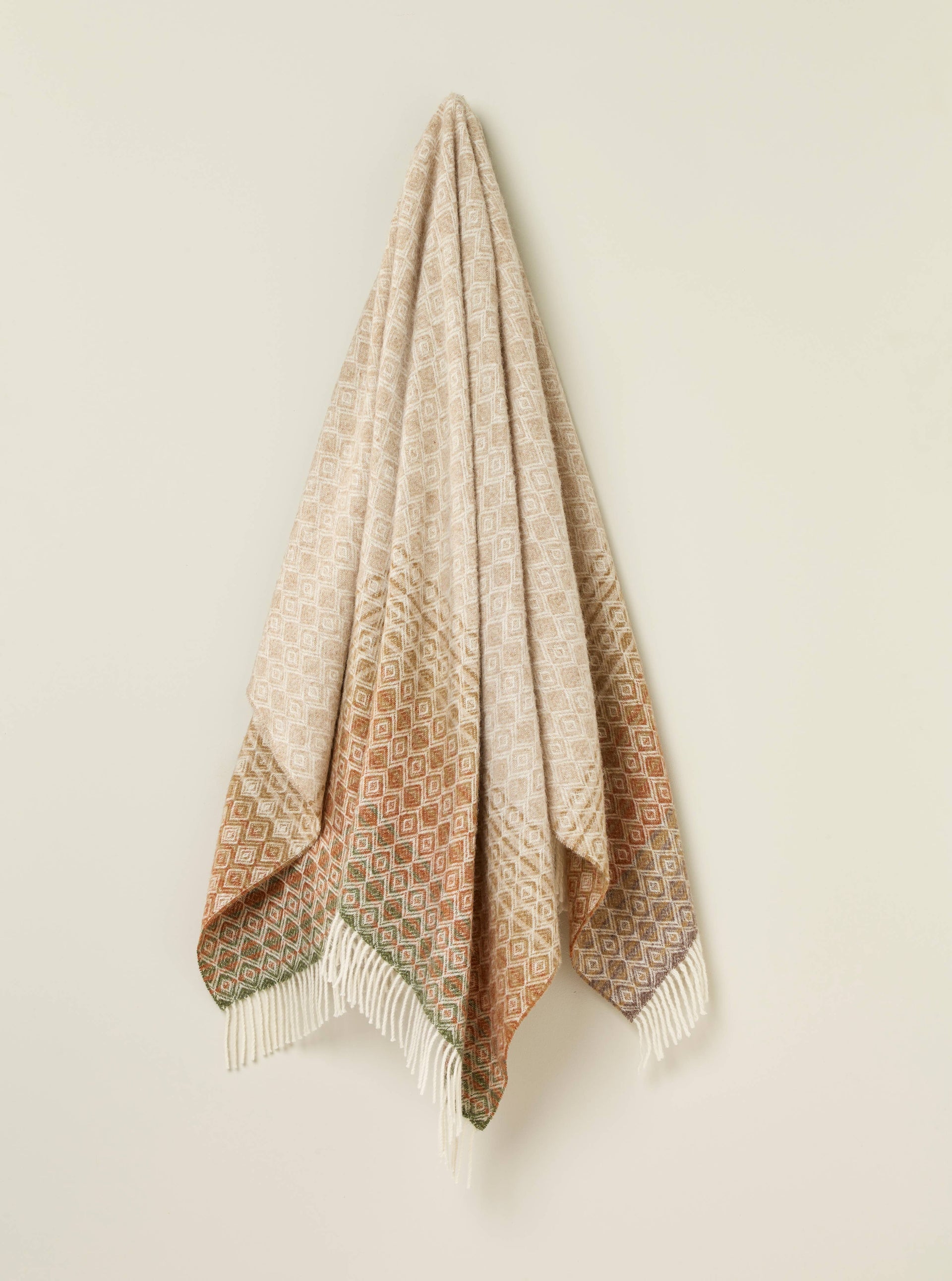 Ombre Diamond Range  Merino Lambswool Throw