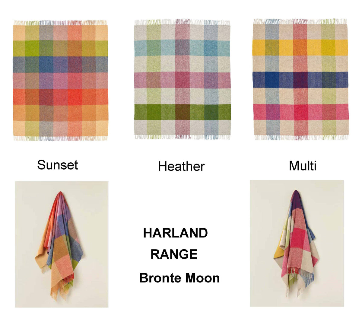 Harland Shetland  Merino Lambswool Throw
