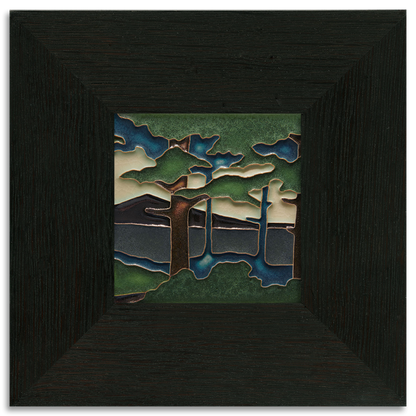 Pine Landscape Mountain Tile - 4x4