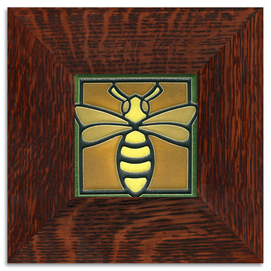 Bee Green Tile - 4x4