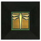 Dragonfly Green Tile - 4x4
