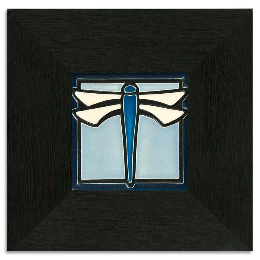Dragonfly Light Blue Tile - 4x4