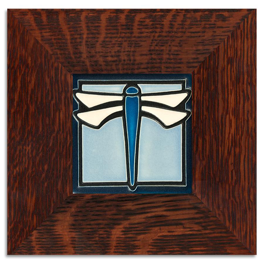 Dragonfly Light Blue Tile - 4x4