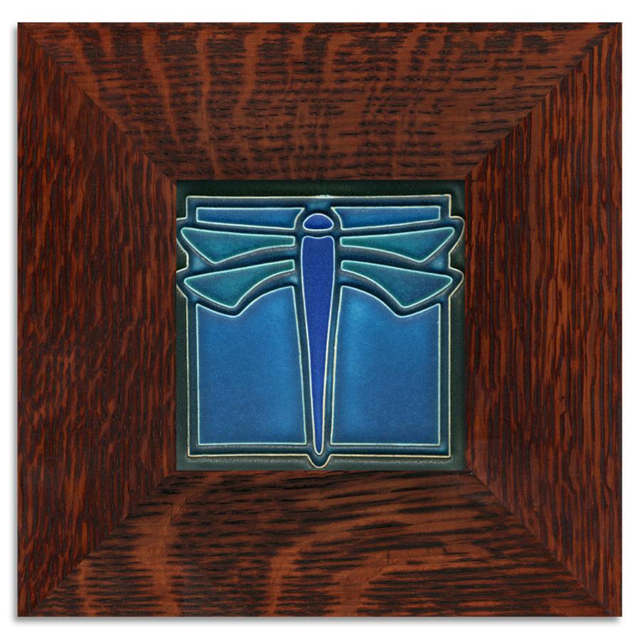 Dragonfly Turquoise Tile - 4x4