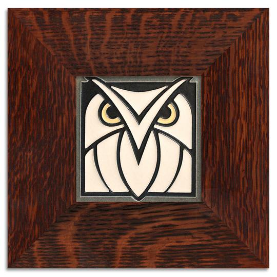 Owl White Grey Tile - 4x4