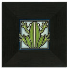 Frog Tile- Blue