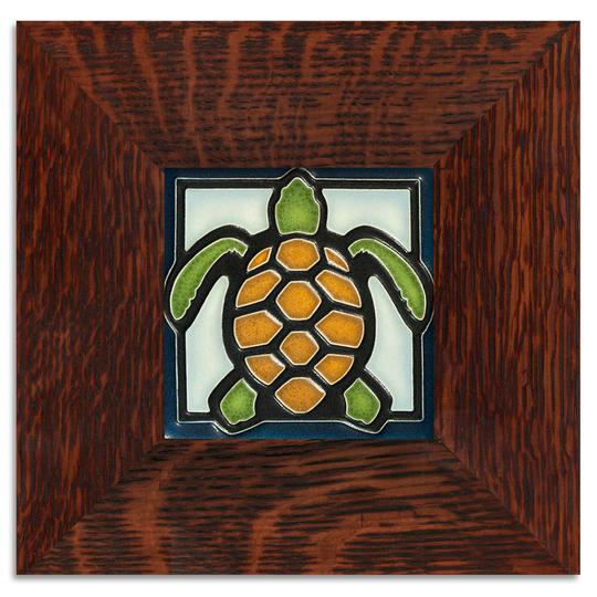 Turtle Light Blue Tile - 4x4