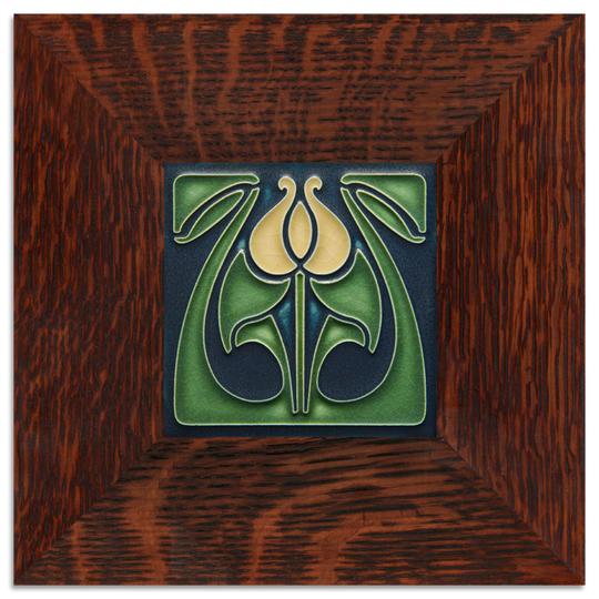 Tulip Bud Indigo Tile