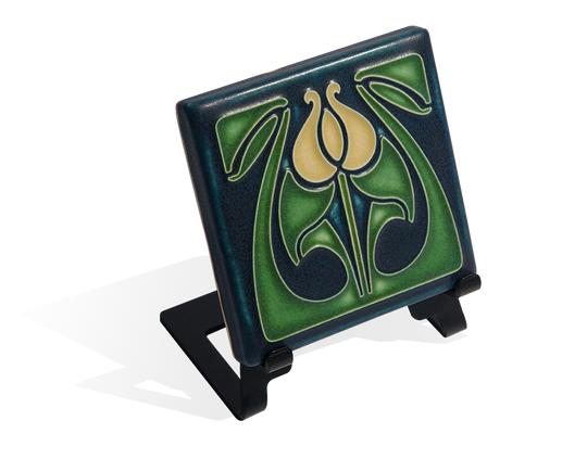 Tulip Bud Indigo Tile