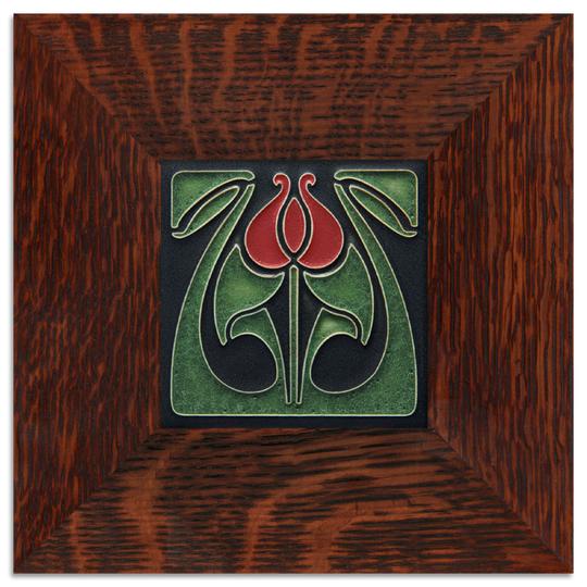 Tulip Bud Red Tile