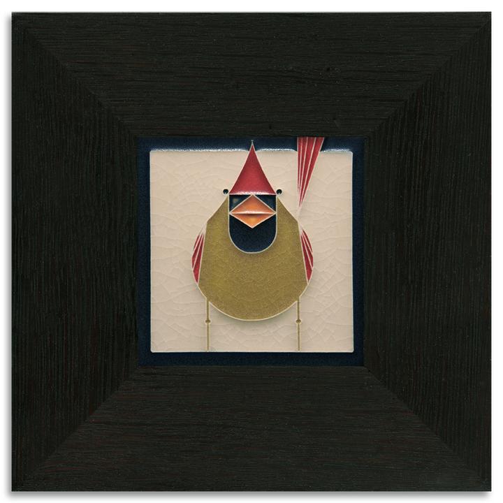 Female Cardinal Tile - 4x4