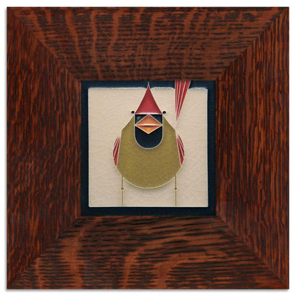 Female Cardinal Tile - 4x4