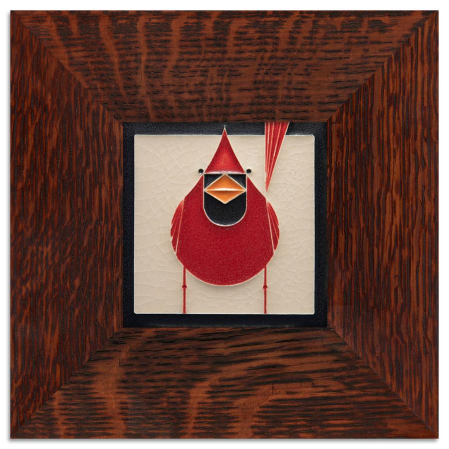 Cardinal Red Tile - 4x4