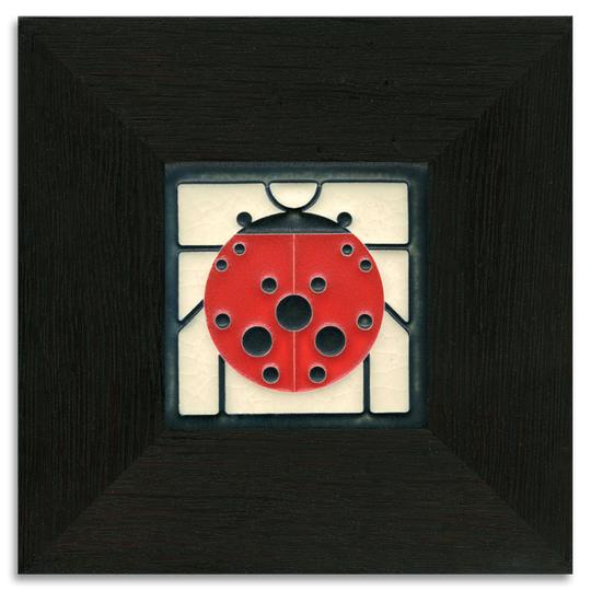 Ladybug Border Tile - 4x4