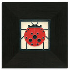 Ladybug Border Tile - 4x4