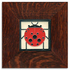 Ladybug Border Tile - 4x4