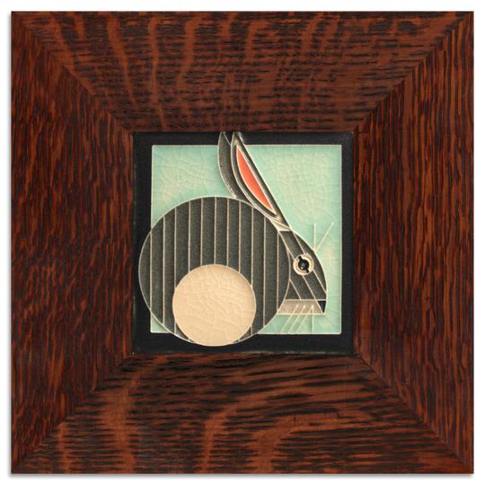 Hare Blue Tile - 4x4