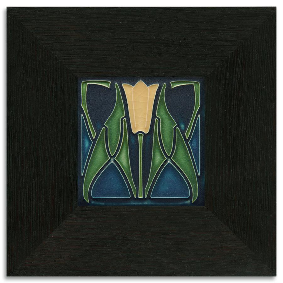 Blue Lotus Tile - 4x4