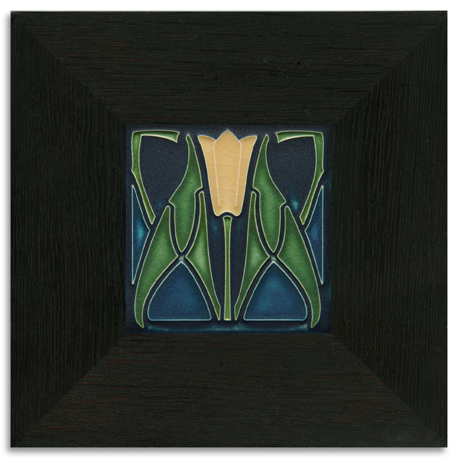Blue Lotus Tile - 4x4