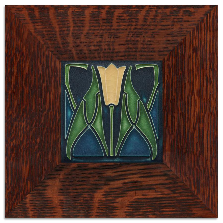 Blue Lotus Tile - 4x4