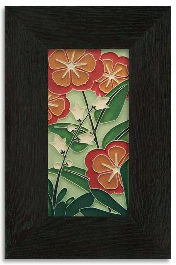 Starry Flowers Green Tile - 4x8