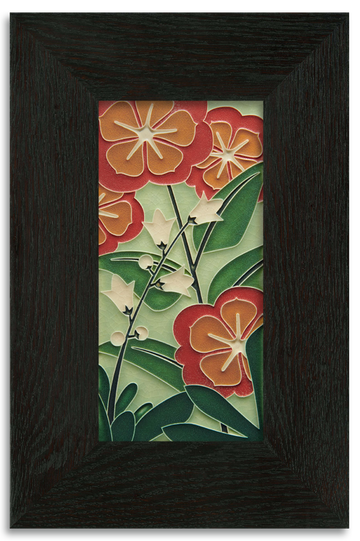 Starry Flowers Green Tile - 4x8