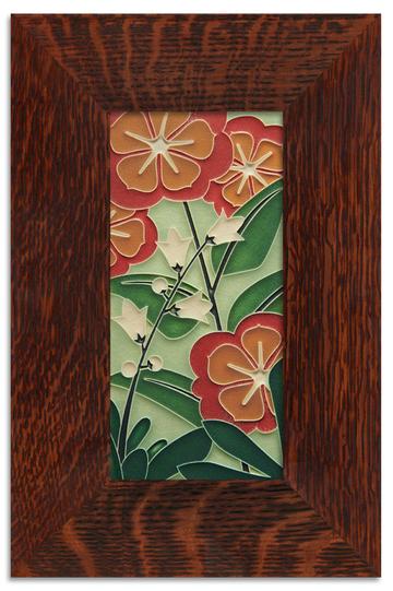 Starry Flowers Green Tile - 4x8