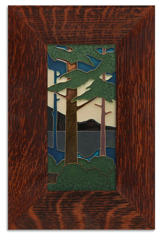 Pine Landscape Summer Vertical Tile - 4x8
